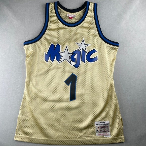 Mitchell & Ness Other - Mitchell & Ness Jersey Men M Gold HWC Swingman Penny Hardaway NBA 93-94 Magic‎ 1